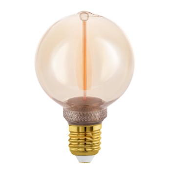Bec LED decorativ E27 G80 Eglo 110363, 2W, 100lm, 1800K