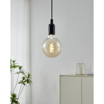 Bec LED decorativ E27 G125 Eglo 110371, 8W, 806lm, 2700K