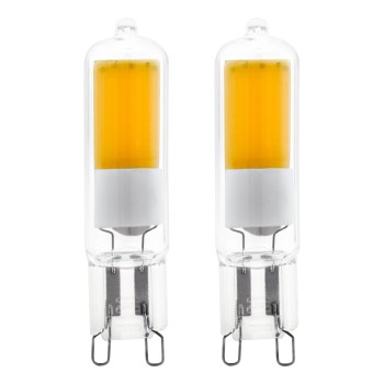 Set 2 becuri LED G9 Eglo 110376, 4.2W, 470lm, 2700K, dimabil