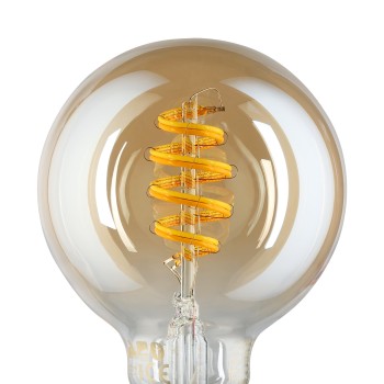 Bec inteligent LED decorativ E27 G80 Eglo 110391, 7W, 806lm, 2200-6500K