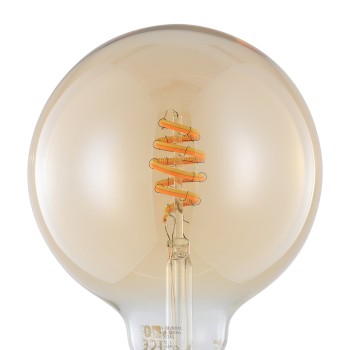 Bec inteligent LED decorativ E27 G125 Eglo 110393, 7W, 806lm, 2200-6500K