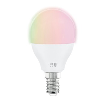 Bec inteligent LED RGB E14 P45 Eglo 110395, 4.9W, 530lm, 2700-6500K