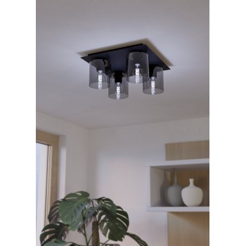 Set 2 becuri inteligente LED E27 A60 Eglo 110401, 7W, 806lm, 2200-6500K