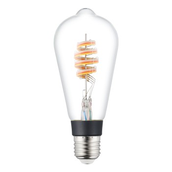 Bec inteligent LED RGB E27 ST64 Eglo 110405, 7.5W, 806lm, 3000K