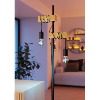 Set 2 becuri inteligente LED E27 A60 Eglo 110419, 7W, 2200-6500K