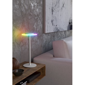 Veioza exterior cu acumulator LED IP20 TREPELLA RGB Eglo 75885, 0.7W