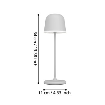Veioza exterior cu acumulator LED IP54 MANNERA Eglo 900458, 2.2W