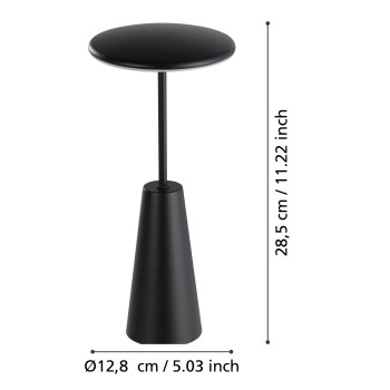Veioza exterior cu acumulator LED IP54 PICCOLA Eglo 900925, 2.8W