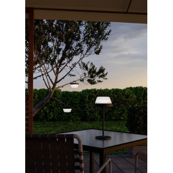 Veioza exterior cu acumulator LED IP54 MEGGIANO RGB Eglo 900981, 1.5W