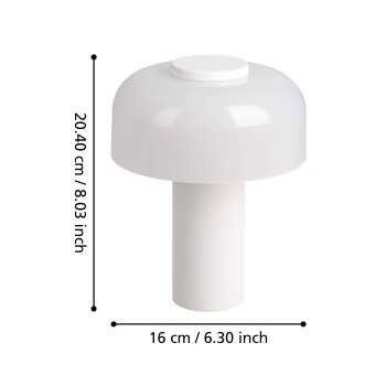 Veioza exterior cu acumulator LED IP44 PONENTE Eglo 900982, 2.2W
