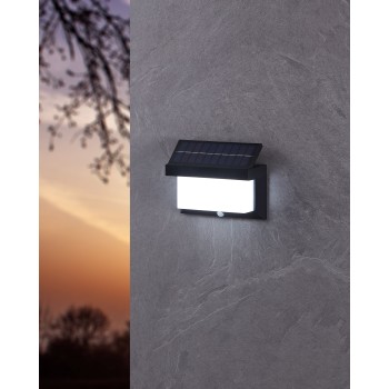 Aplica solara cu senzor IP44 UTRERA Eglo 48968, 32xSOLAR-LED