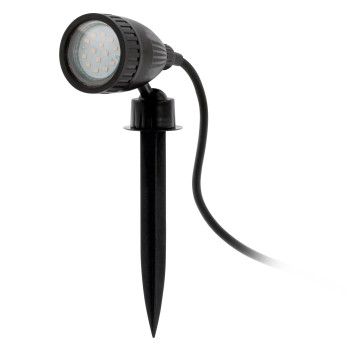 Proiector LED IP44 NEMA 1 negru Eglo 13707, 2.8W, 1xGU10