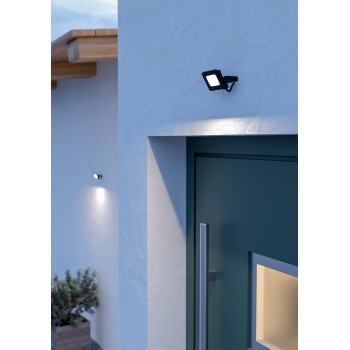 Proiector LED IP65 RISACCA-E negru Eglo 74011, 10W, 850lm