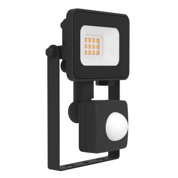 Proiector LED cu senzor IP65 RISACCA-E negru Eglo 74014, 10W, 850lm
