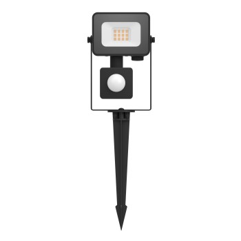 Proiector LED cu senzor IP65 RISACCA-E negru Eglo 74014, 10W, 850lm
