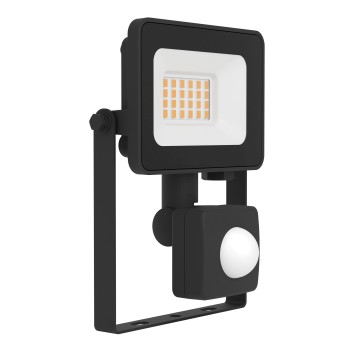 Proiector LED cu senzor IP65 RISACCA-E negru Eglo 74015, 20W, 1800lm