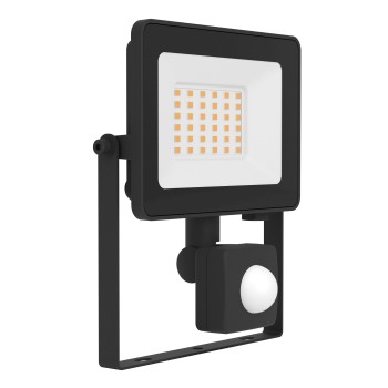 Proiector LED cu senzor IP65 RISACCA-E negru Eglo 74016, 30W, 2800lm