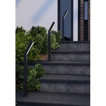 Stalp iluminat gradina LED IP44 UGENTO Eglo 900993, H79 cm, 4.5W