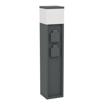 Stalp de gradina cu prize IP54 PARK 5 Eglo 901032, H50 cm, 1xE27
