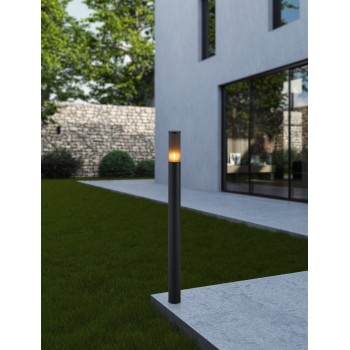 Stalp iluminat gradina IP54 SALLE Eglo 901035, H110 cm, 1xE27