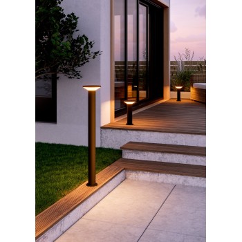 Stalp iluminat gradina LED IP44 RIGOSA Eglo 901842, H100 cm, 10W