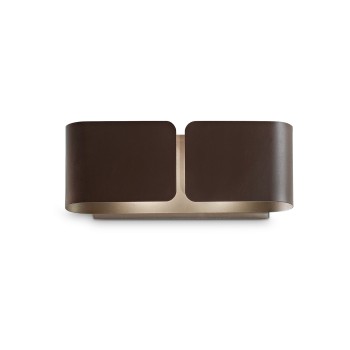 Aplica de perete CLIP cafeniu Ideal Lux 170923, 2xG9