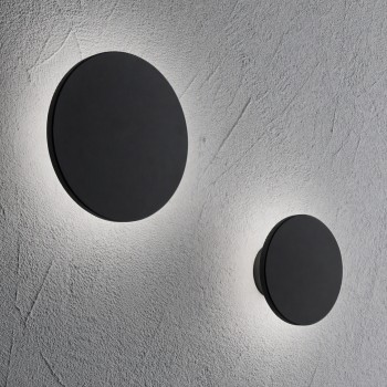 Aplica de perete LED COVER negru Ideal Lux 195759, 11W