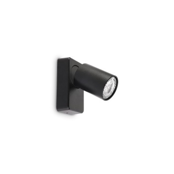 Aplica de perete RUDY negru Ideal Lux 229010, 1xGU10