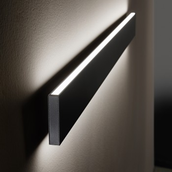 Aplica de perete LED STEEL negru Ideal Lux 242019, 32W
