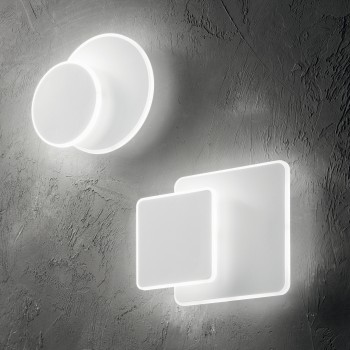 Aplica de perete LED POUCHE alb Ideal Lux 259345, 15W