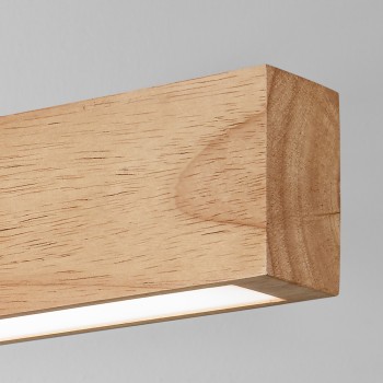 Aplica de perete LED CRAFT lemn Ideal Lux 284477, 12W