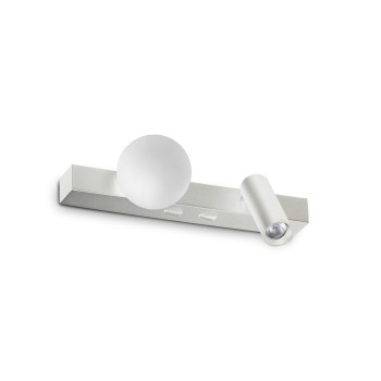 Aplica de perete LED BINOMIO alb Ideal Lux 336534, 6W