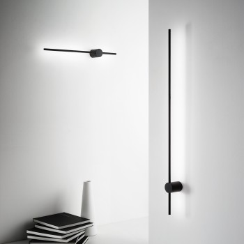 Aplica de perete LED ESSENCE negru Ideal Lux 341019, 19W
