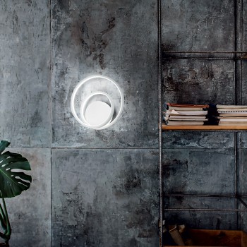 Aplica de perete LED OZ alb Ideal Lux 342221, 26W