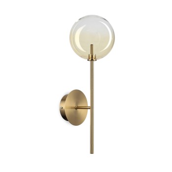 Aplica de perete EQUINOXE fumuriu Ideal Lux 345321, 1xG4