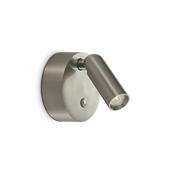 Aplica de perete LED BEAN nichel Ideal Lux 364810, 3W