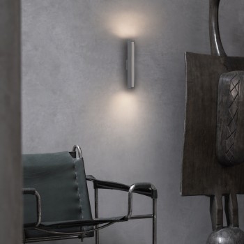 Aplica de perete LED DORICA gri Ideal Lux 366371, 8.5W