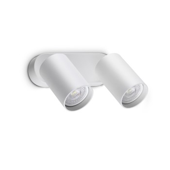 Aplica de perete DYNAMITE alb Ideal Lux 367378, 2xGU10