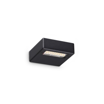 Aplica de perete LED TAB negru Ideal Lux 369167, 24W