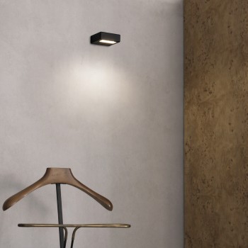 Aplica de perete LED TAB negru Ideal Lux 369167, 24W