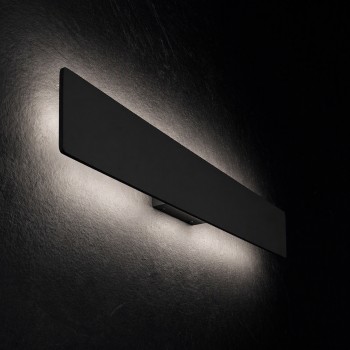 Aplica de perete LED ZIG ZAG negru Ideal Lux 369433, 12.5W