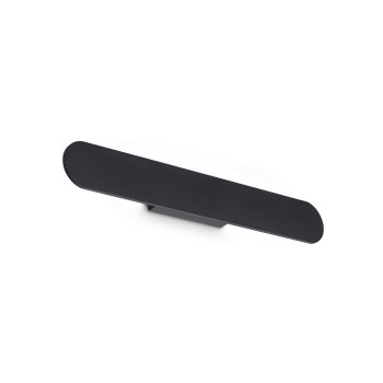 Aplica de perete LED ZIG ZAG negru Ideal Lux 369495, 23W