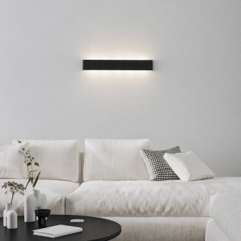 Aplica de perete DELTA negru Ideal Lux 369617, 3xG9