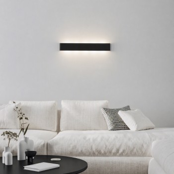 Aplica de perete DELTA negru Ideal Lux 369617, 3xG9