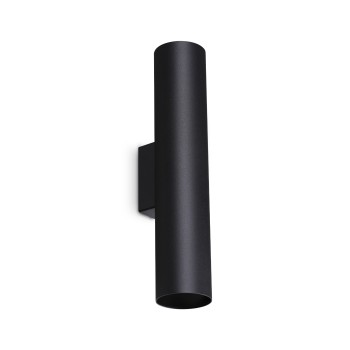 Aplica de perete LOOK negru Ideal Lux 370118, 2xGU10
