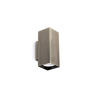 Aplica de perete LOOK brunat Ideal Lux 370231, 2xGU10