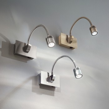 Aplica de perete LED DYNAMO nichel Ideal Lux 031477, 3.5W
