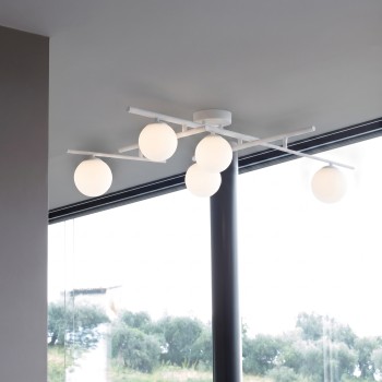 Plafoniera ATLAS alb Ideal Lux 328201, 50x60 cm, 3xG9