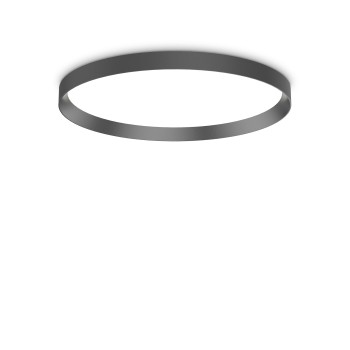 Plafoniera LED FLY negru Ideal Lux 341194, D60 cm, 53W