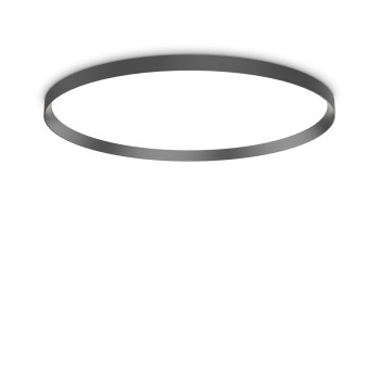 Plafoniera LED FLY negru Ideal Lux 341217, D90 cm, 68W